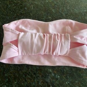 Perfect condition, strapless bustier with cool back